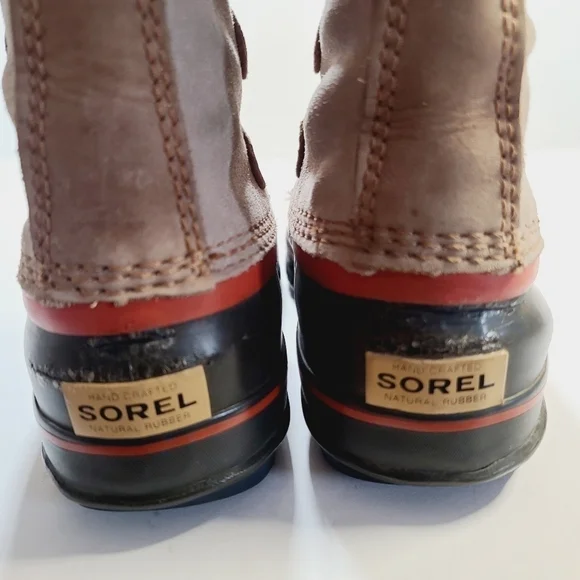 Sorel Joan of Arctic Waterproof Faux Fur Brown Lace Up Tall Boots size 8 - Picture 12 of 16